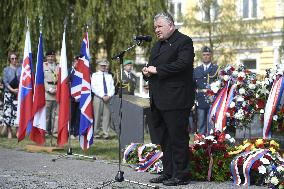 Dominik Duka, commemorative event, 75th anniversary return of Czechoslovak RAF (Royal Air Force) pilots