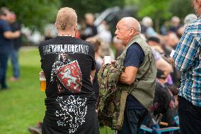 Patriotic meeting in Pricovy chateau