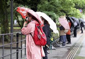 Downscaled Olympic torch relay in Hiroshima