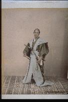 Samurai wearing nagabakama,long trousers