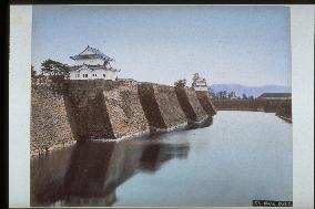 Sixth turret at the outside moat of osakajo castle