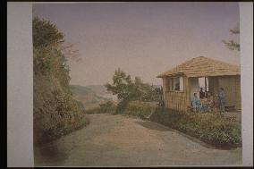 Teahouse at fudozaka slope