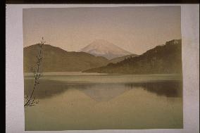 Mt. Fuji seen from Lake Ashi