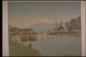 Mt. Fuji seen from Numakawa,Tagonoura