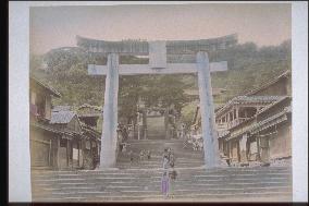 The Great Torii,Suwa Shrine