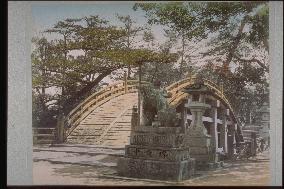 Soribashi bridge at Sumiyoshi Shrine