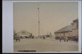 The entrance to the main pier,Yokohama Port