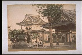 The precincts of a temple