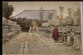 Stone lanterns in nara