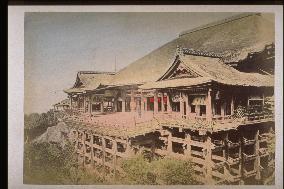 The stage of Kiyomizudera Temple,Kyoto