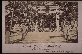 Torii gate of YOKOHAMA bentensha shrine