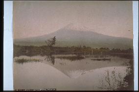 Mt. Fuji seen from Yoshiwara