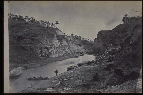 Excavation of a canal