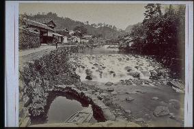 Nakashima River and the residence of Ueno Hikoma