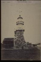 Kudanzaka slope and a lighthouse