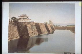 The turret of osakajo castle