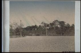 The south-east,three-story turret at The second corner of The imperial palace