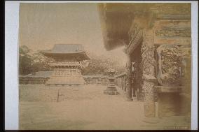 The bell tower at Yusho-in,Zojoji Temple,Shiba