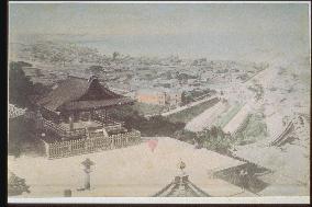 Lake Biwa seen from Miidera Temple