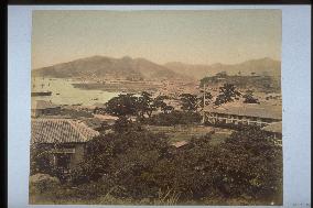 The Oura foreign settlement seen from Minamiyamate