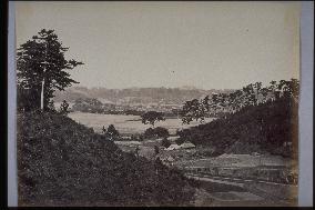 View of the suburb of YOKOHAMA