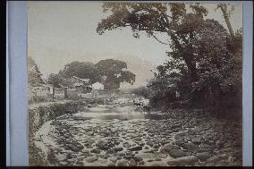 Nakashima River and the residence of Ueno Hikoma