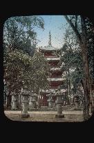 The five-story pagoda of Kaneiji Temple