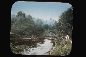 Shinkyo Bridge,the Daiyagawa River