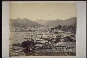 The Oura foreign settlement seen from Minamiyamate