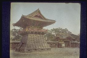 The bell tower at Yusho-in,Zojoji Temple,Shiba