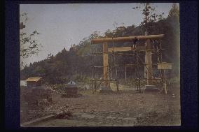 Torii gate at Hakone Gongen