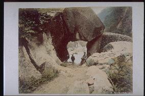 Stone Gate at Mt. Mitake Shosenkyo