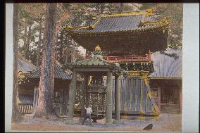 Dutch lantern and bell at Nikko Toshogu Shrine