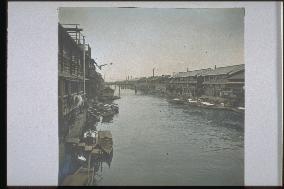 Houses by the riverside