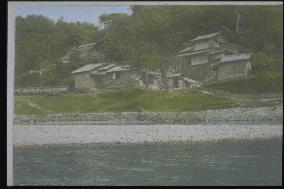 Houses by the riverside