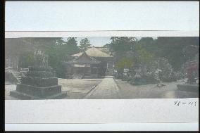 The precincts of Ishiyamadera Temple