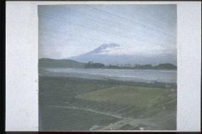 Mt. Fuji from a train window