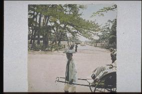 Rickshaw man at the Imperial Hotel