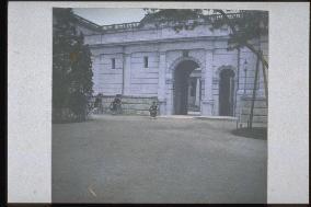 Back entrance at the Imperial Hotel