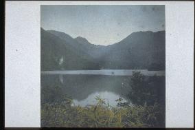 Chuzenji Lake and mountains