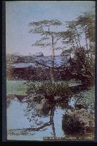 The garden of Kinkakuji Temple