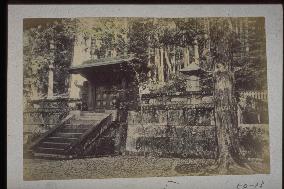 Inukimon Gate and the treasure tower at the Okusha,Toshogu Shrine,Nikko