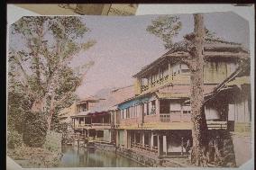 A teahouse at Oji