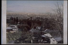 The city of Kyoto seen from Higashiyama