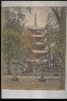 The five-story pagoda of Kaneiji Temple