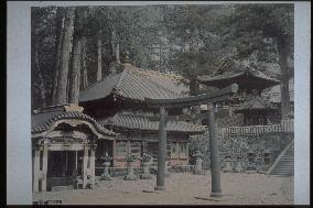 Near the Nino-torii (the second gate),Toshogu Shrine,Nikko