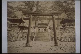 The Yomeimon Gate seen from the second gate,Toshogu Shrine,Nikko