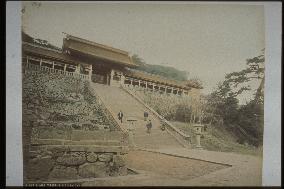 The long slope,Suwa Shrine