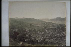 A distant view of Koshima Yamate from Koyabira