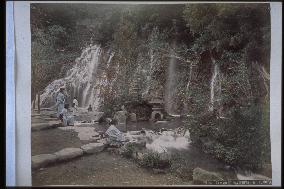 The Tamadare Falls,Yumoto Spa